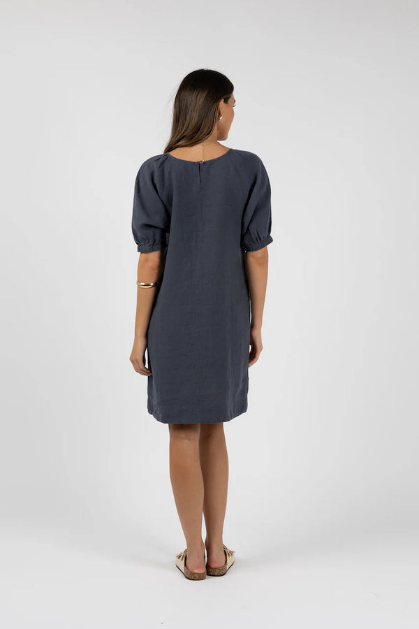 HUMIDITY Lagoon Shiftdress STEEL