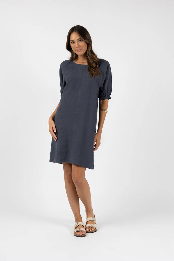 HUMIDITY Lagoon Shiftdress STEEL