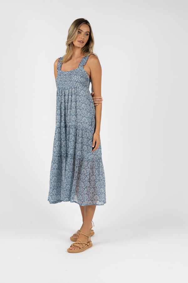 HUMIDITY Vacay Aries Dress BLUE