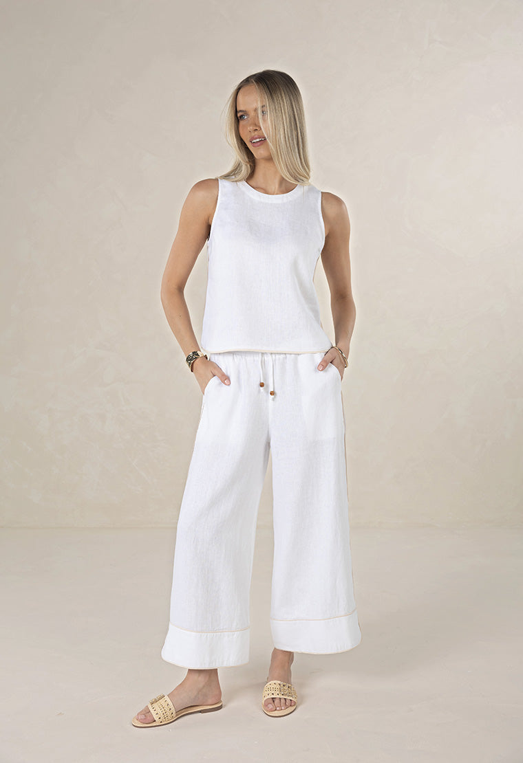 HUMIDITY Lugano Pant WHITE/CREAM