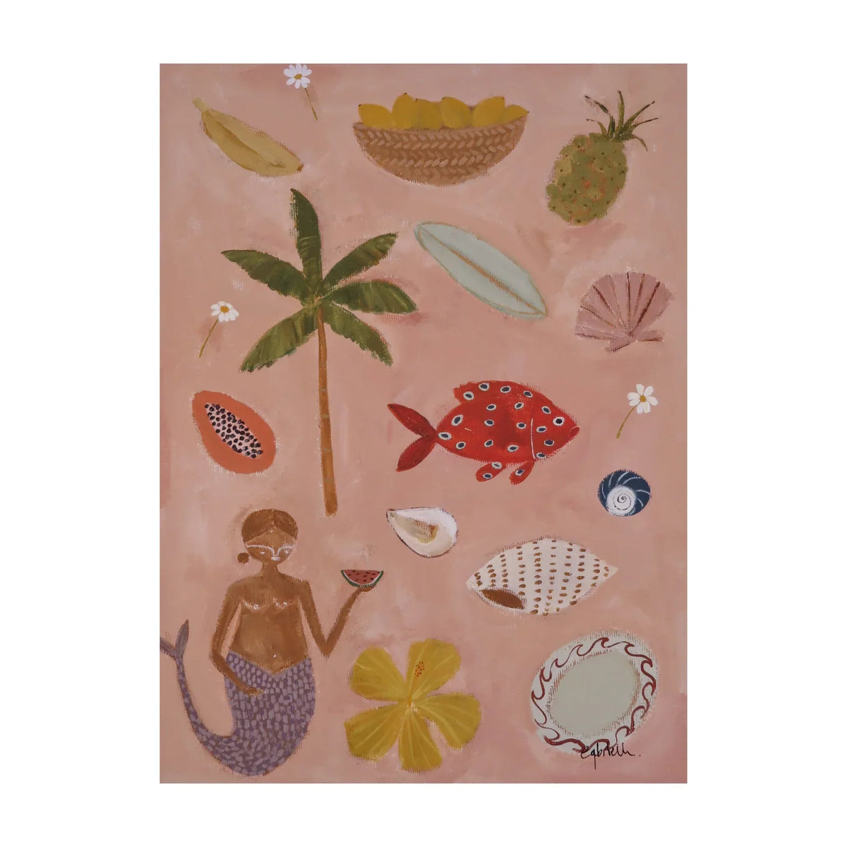 GOOD THROW CO Art Throw Rug ABUNDANCE