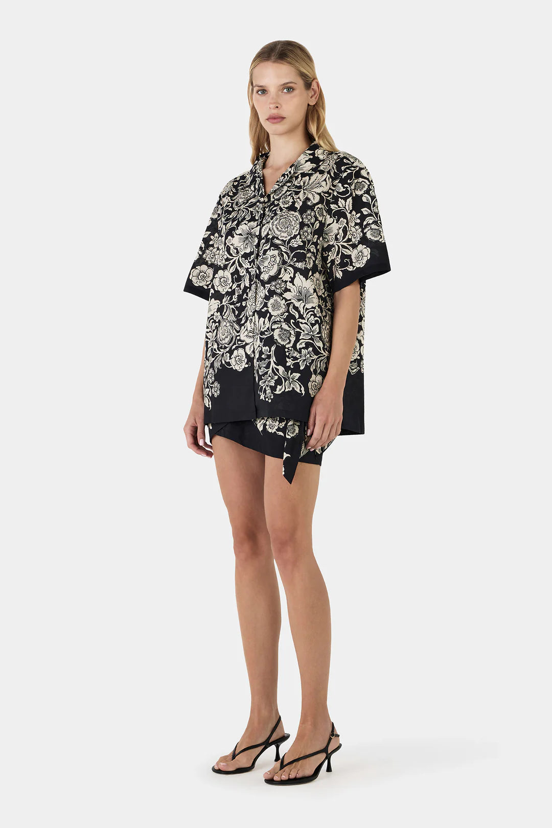 HANSEN & GRETAL Lucas Shirt Noir Bloom
