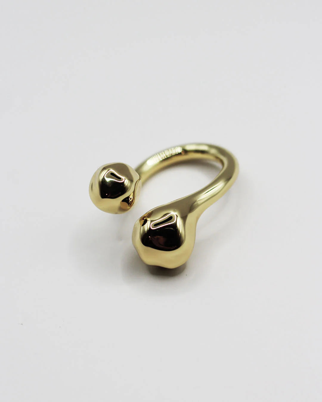F+H Hardcore Hammered Ring GOLD