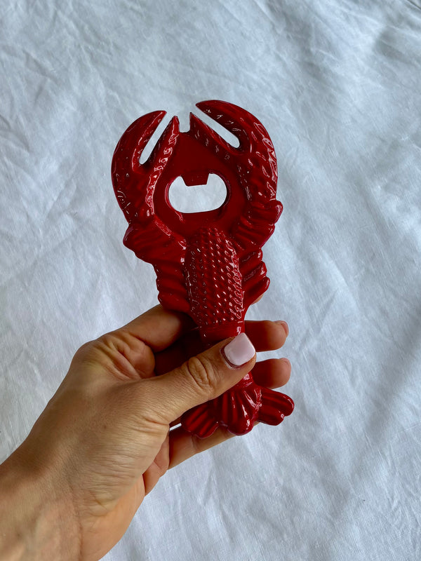 HOLIDAY Lobster Bottle Opener RED