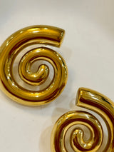 Spiral Earrings GOLD