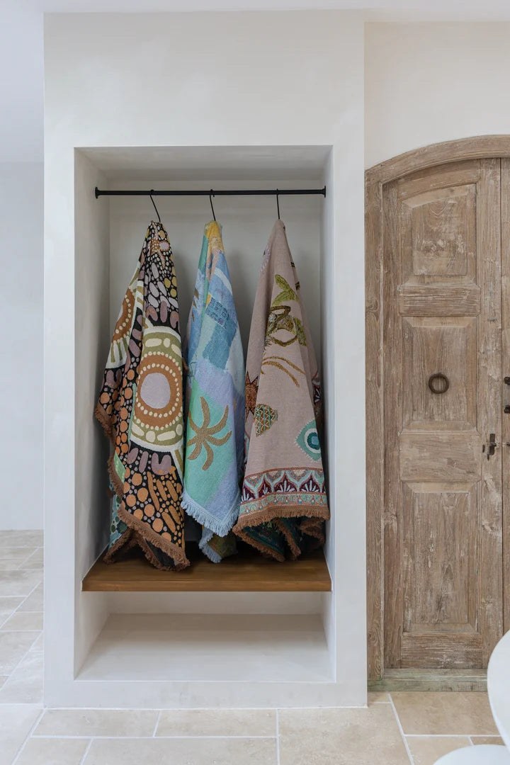GOOD THROW CO Art Throw Rug ROCK THE KASBAH