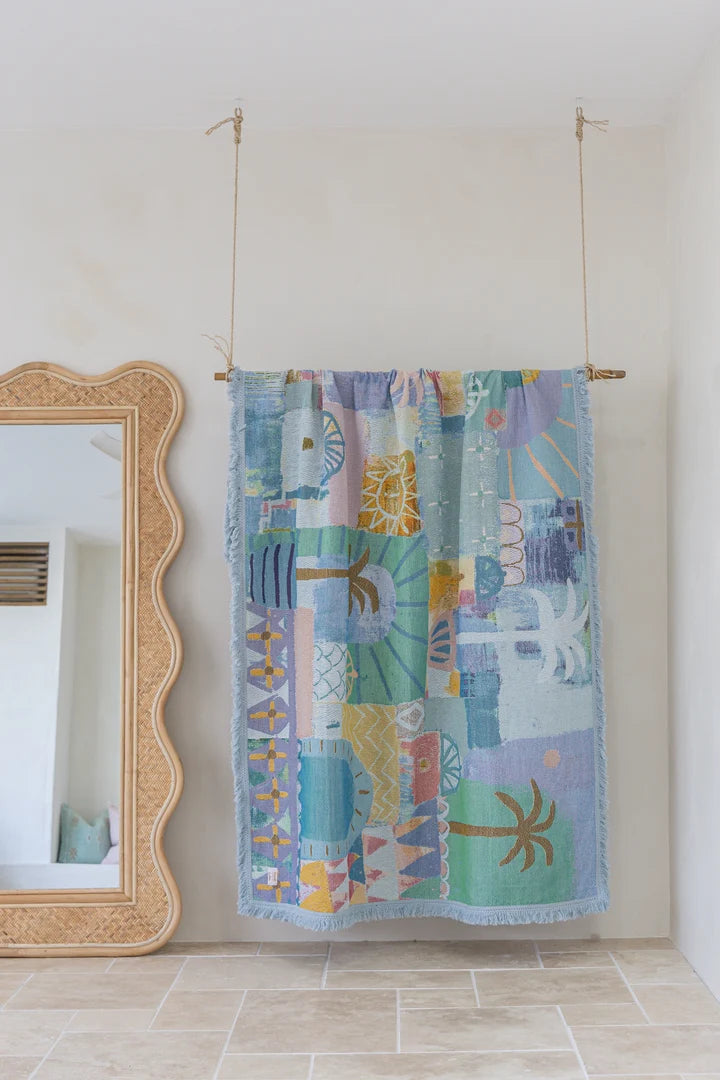 GOOD THROW CO Art Throw Rug ROCK THE KASBAH