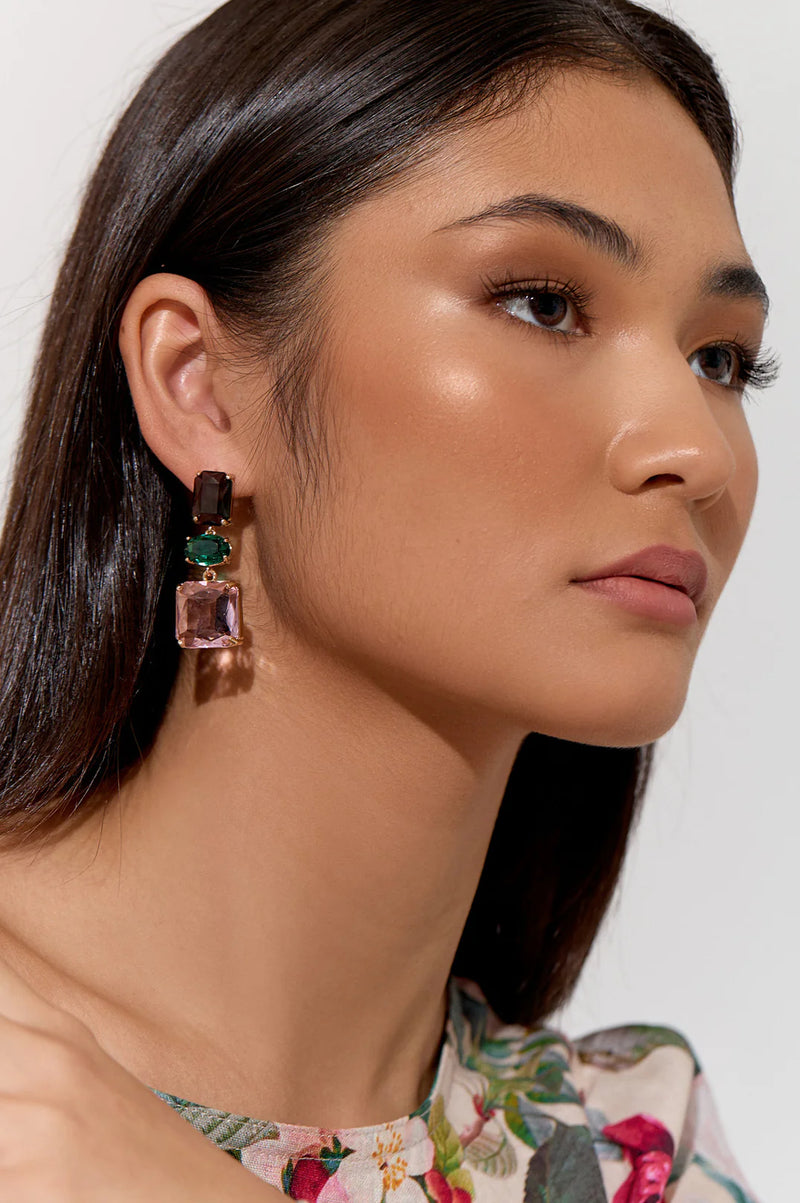 Glass Trio Event Earrings