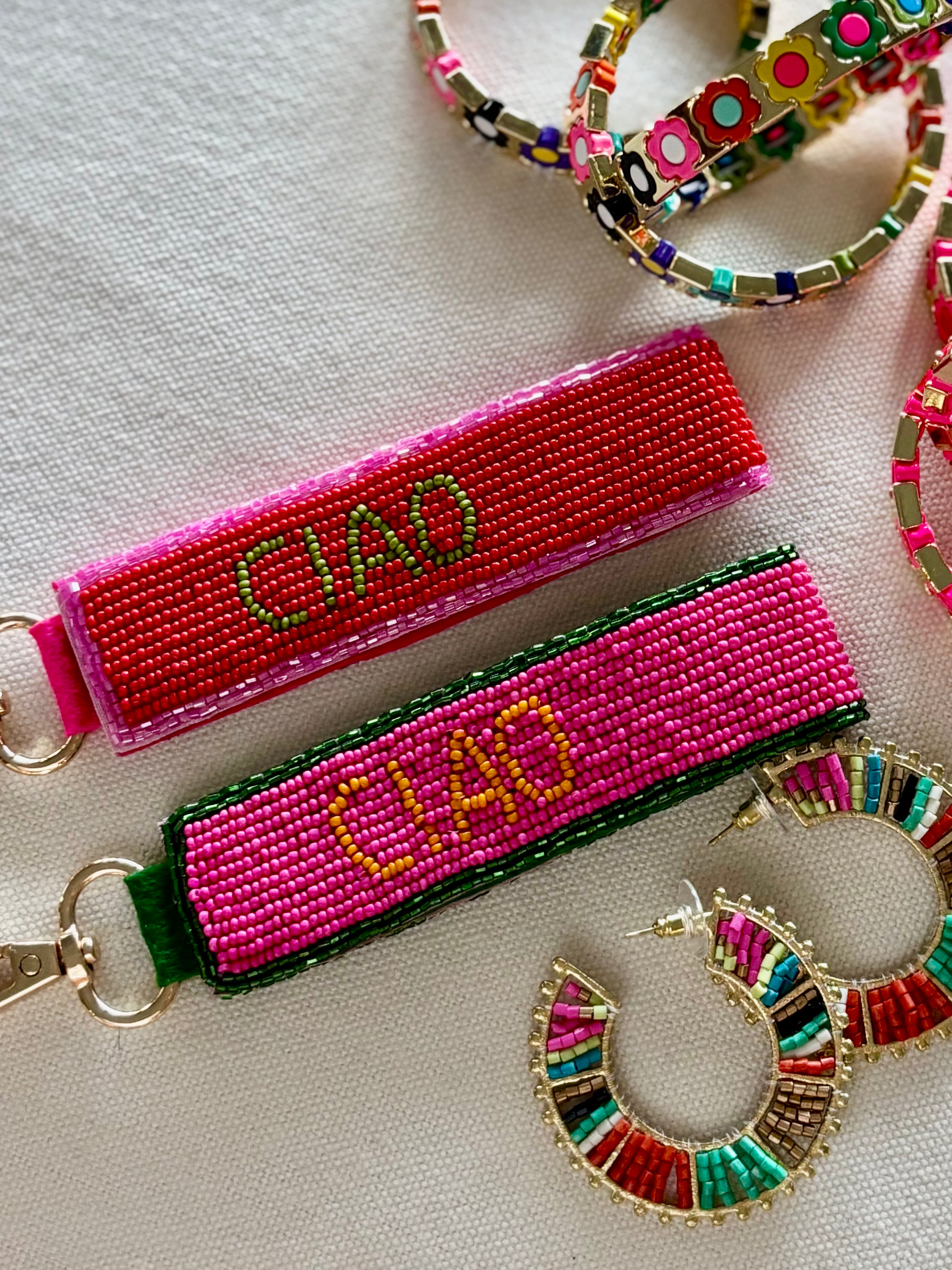 ZODA Ciao Bella Keyring PINK TRIM