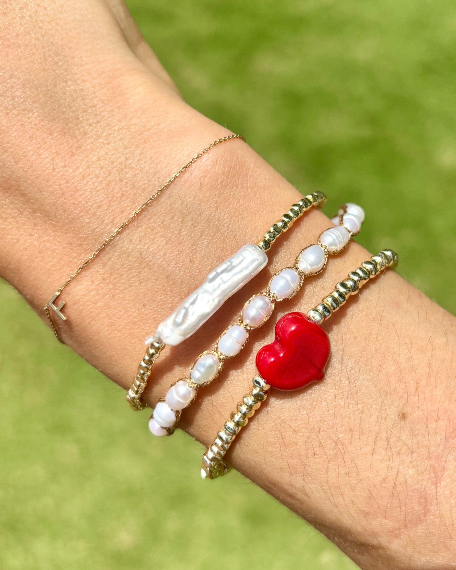 HEI TAI Gold Bracelet BIG LOVE