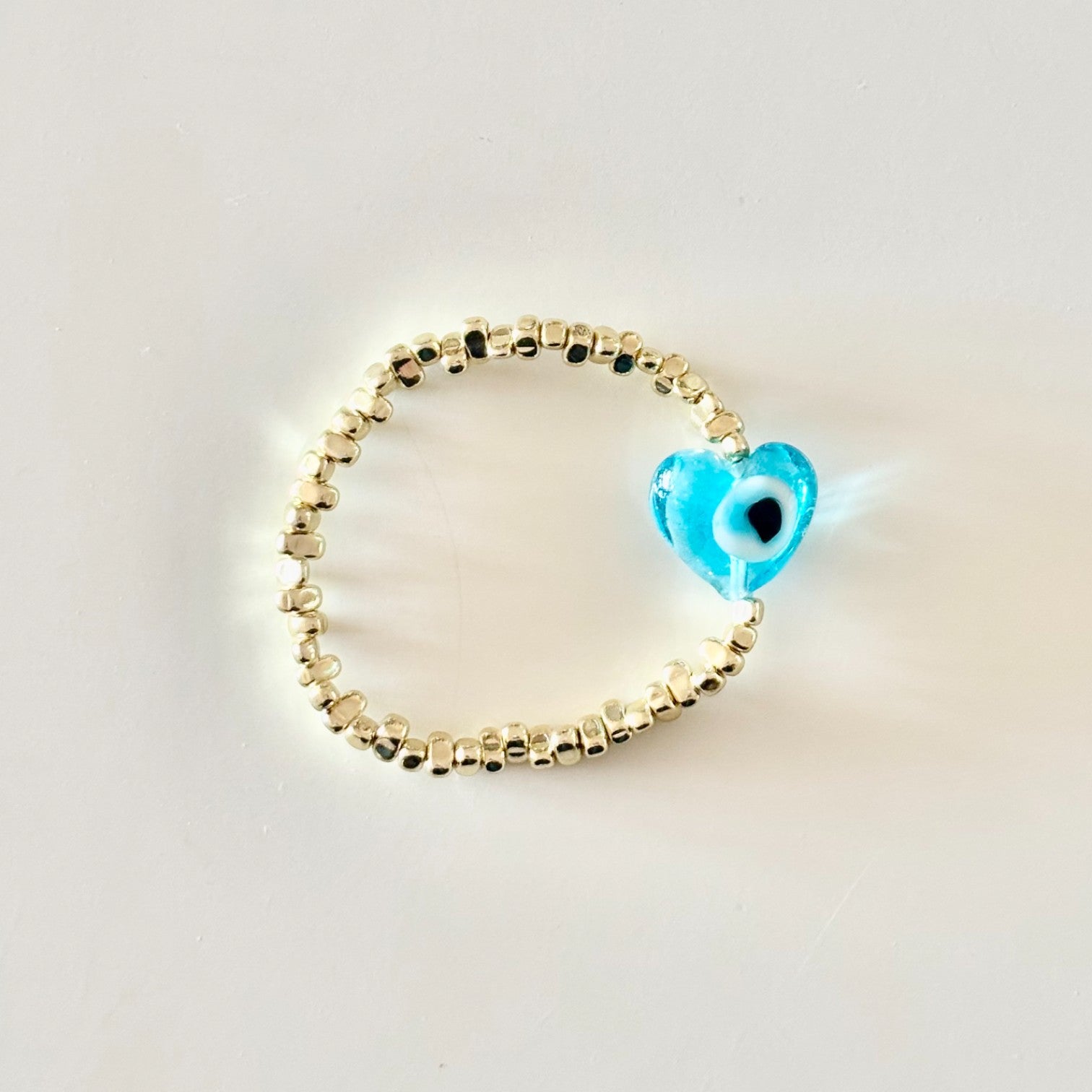 HEI TAI Big Heart Bracelet GREEK EYE
