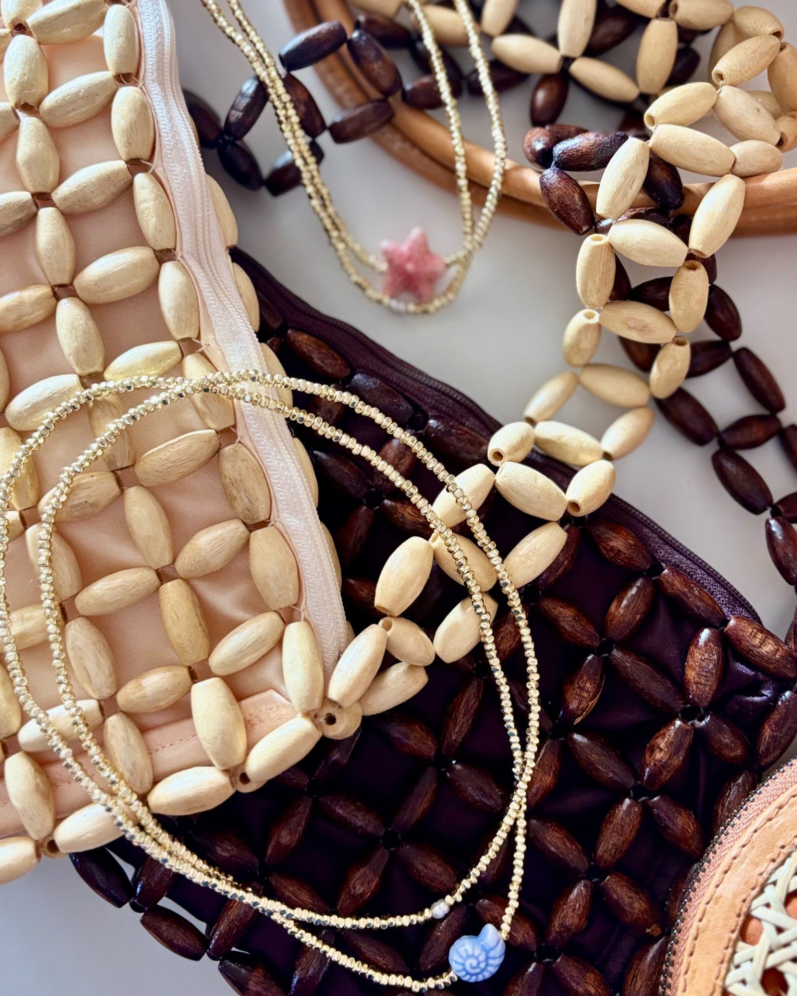 HEI TAI Long Necklace BLUE NAUTILUS