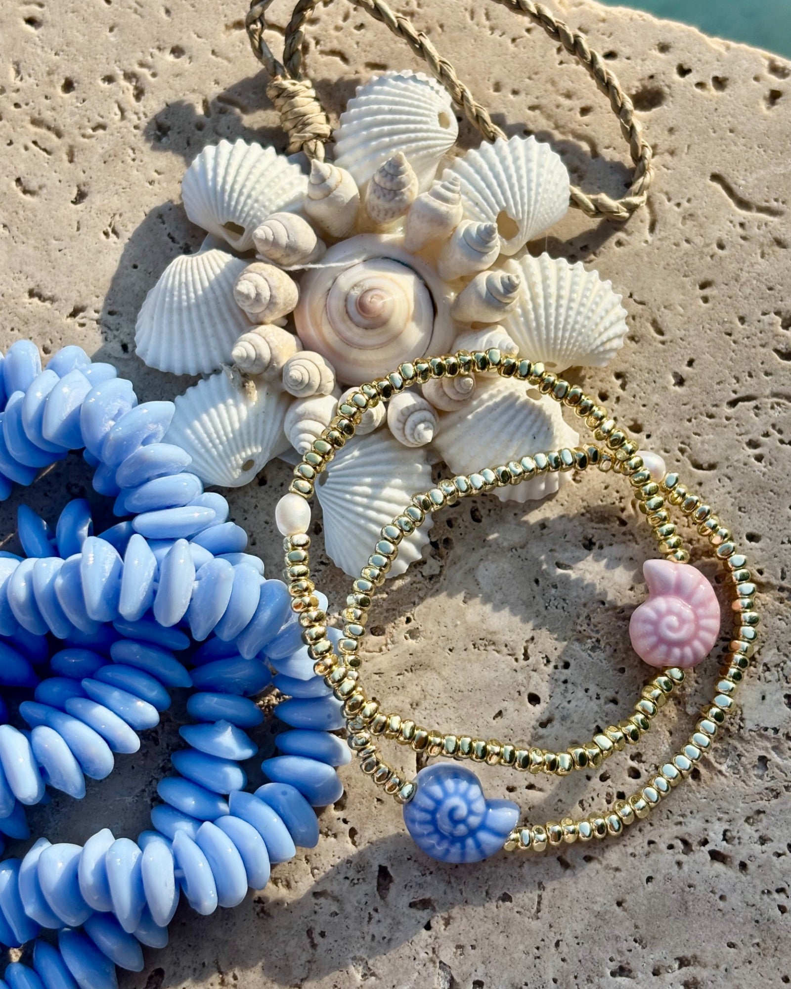 HEI TAI Gold Bracelet NAUTILUS BLUE