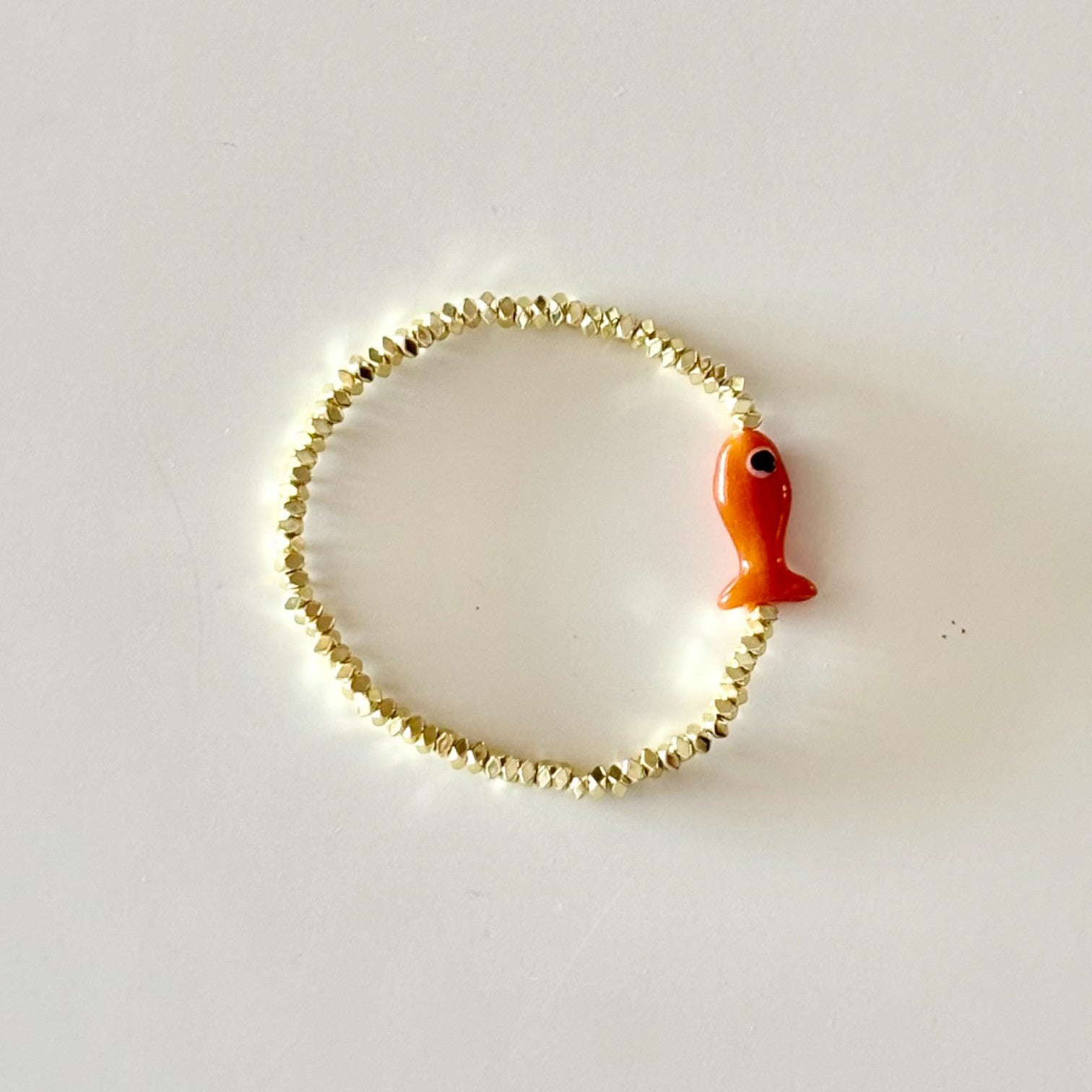 HEI TAI Gold Bracelet ORANGE FISH