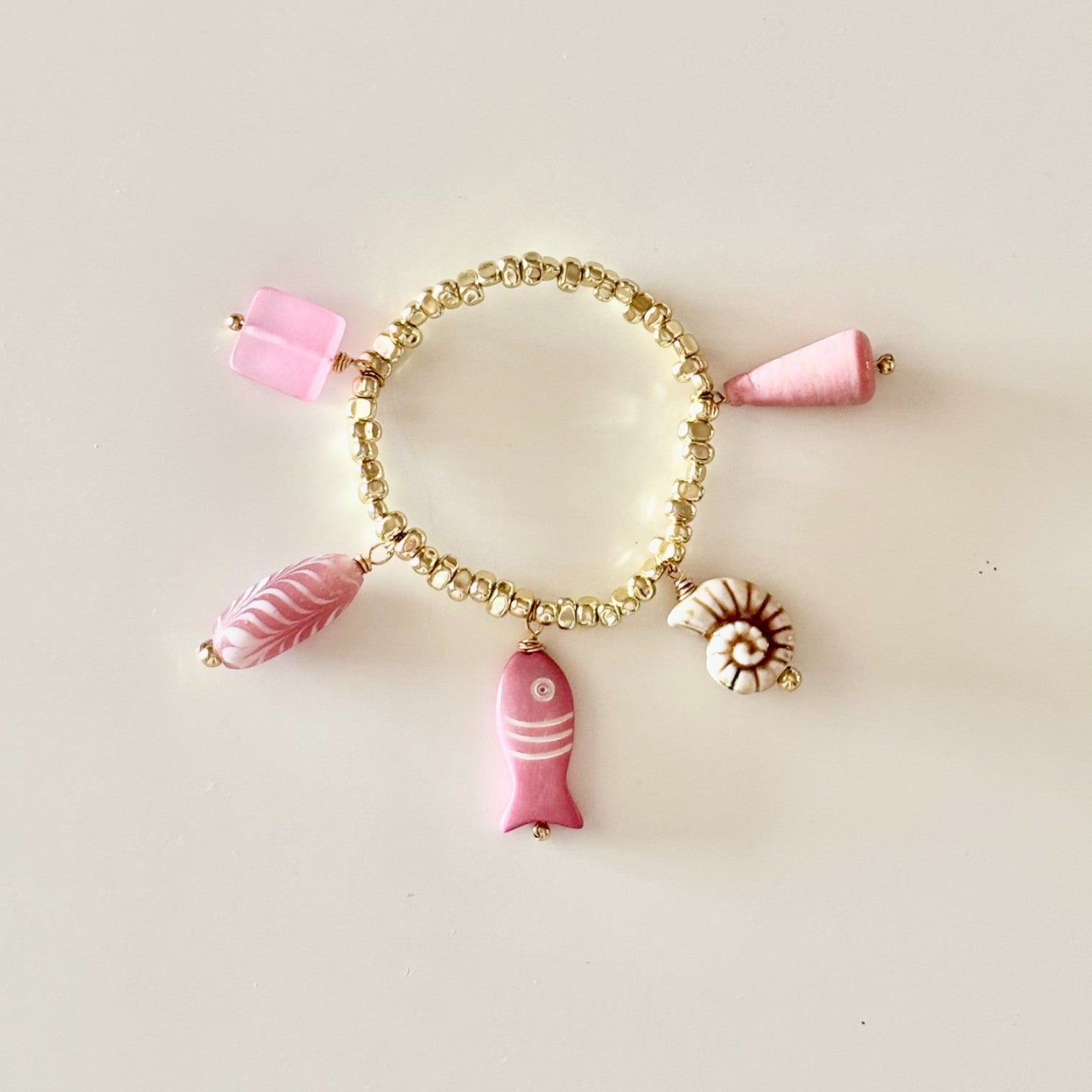HEI TAI Charm Bracelet PANTAI PINKS