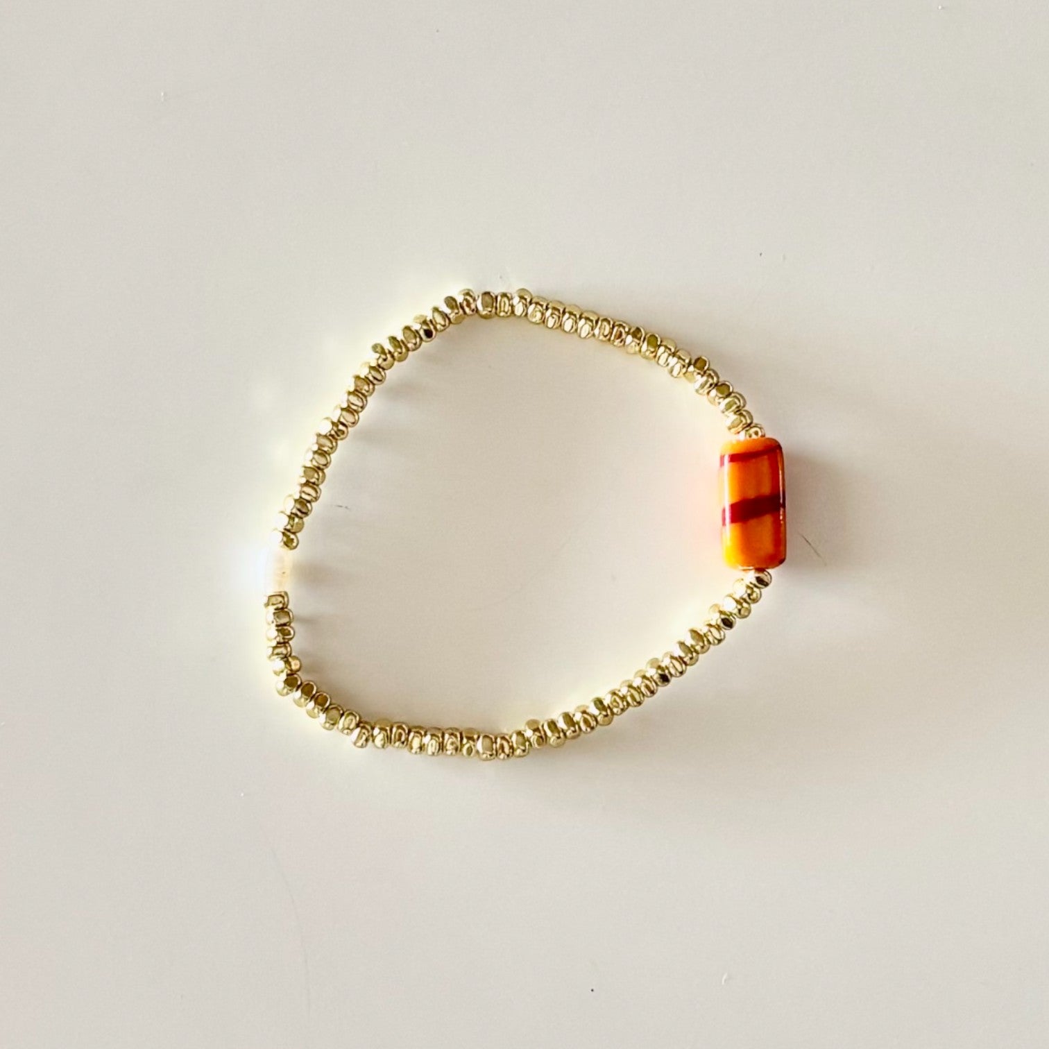 HEI TAI Gold BON BON Bracelet ORANGE