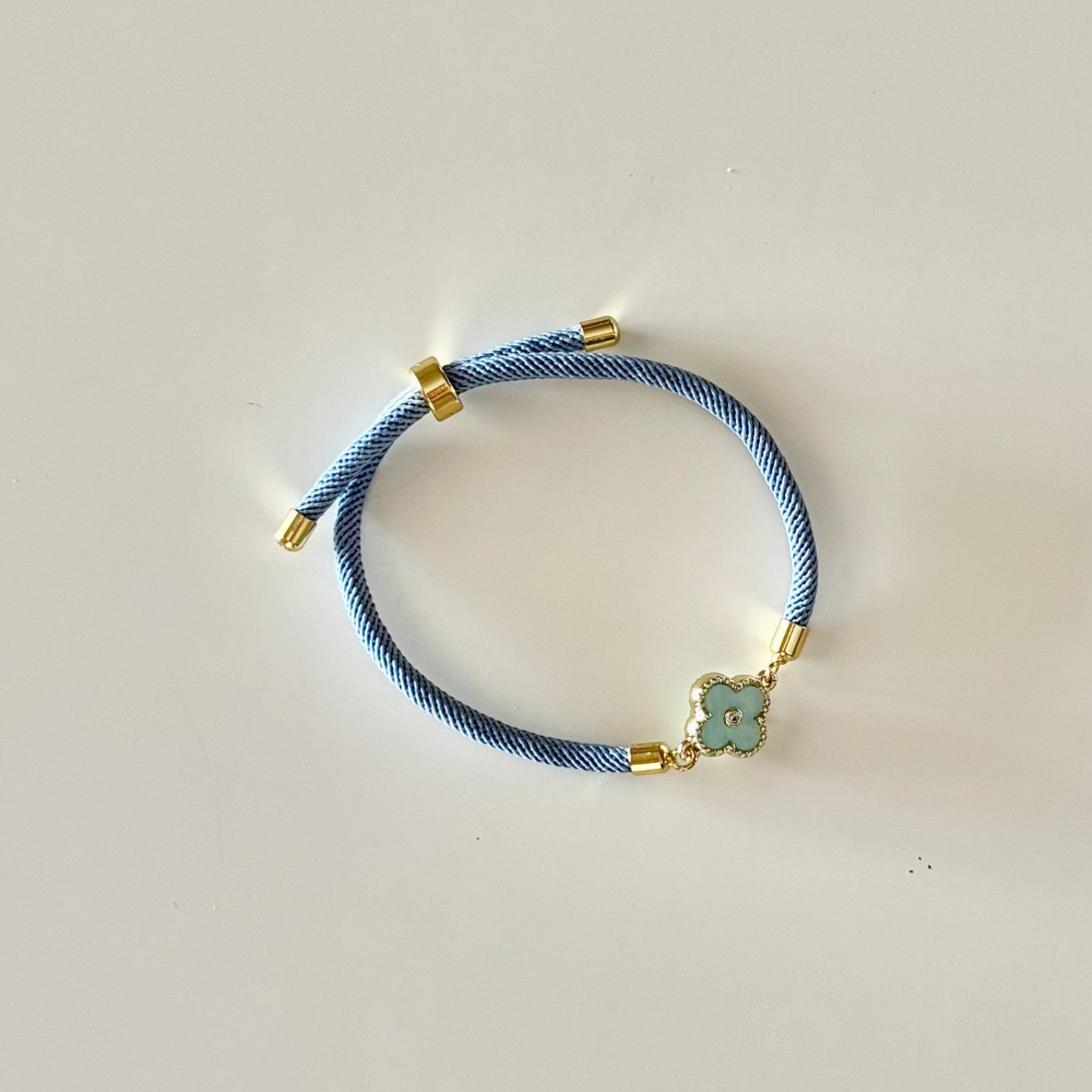 HEI TAI Fleur Slide Bracelet CORNFLOWER BLUE