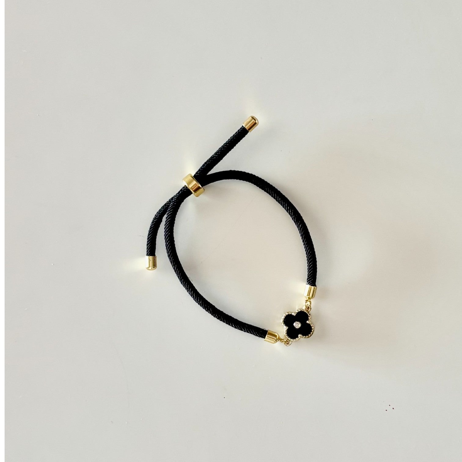 HEI TAI Fleur Slide Bracelet BLACK