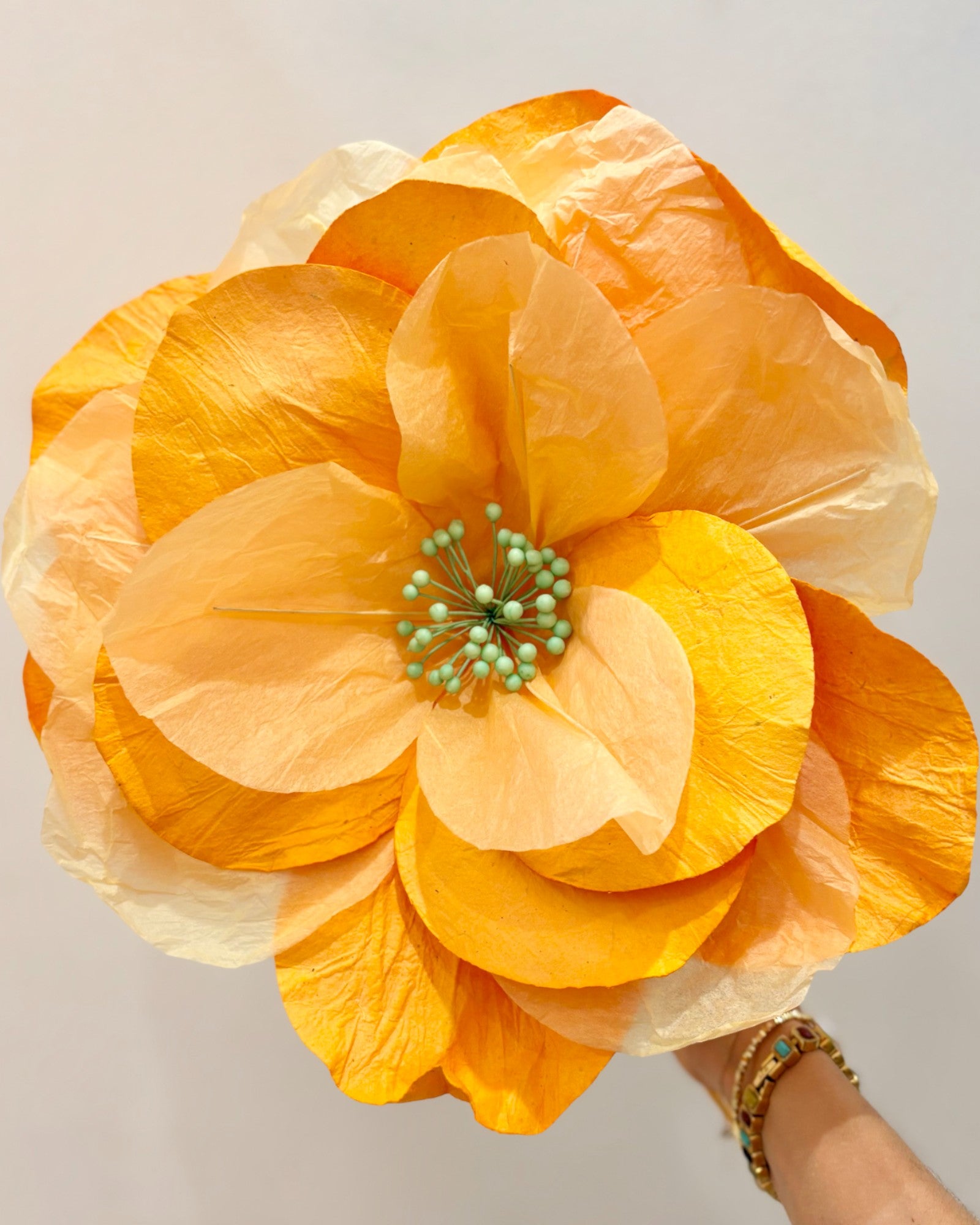 SAKURA Paper Flower Small APRICOT