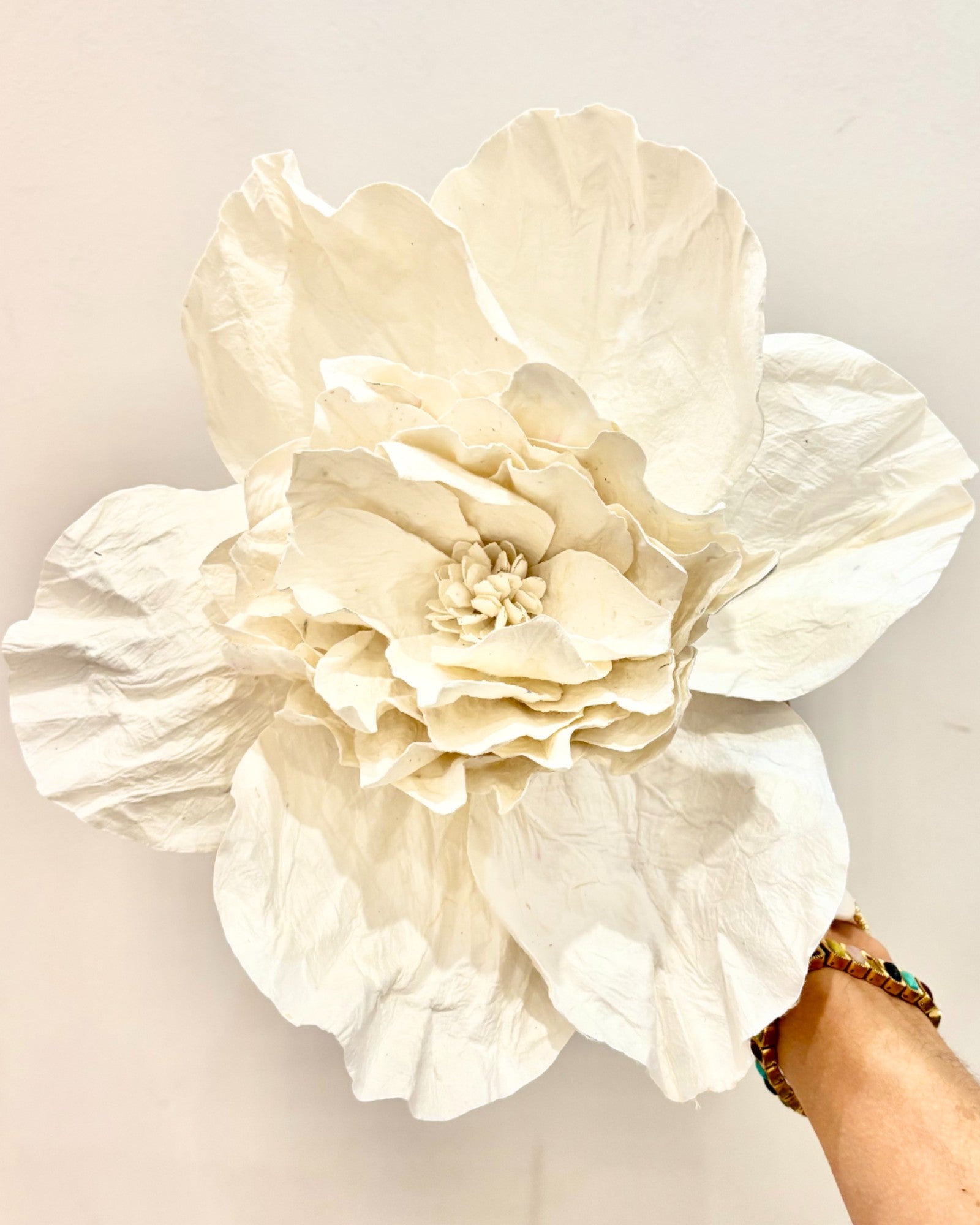 CAMELIA Paper Flower Small WHITE
