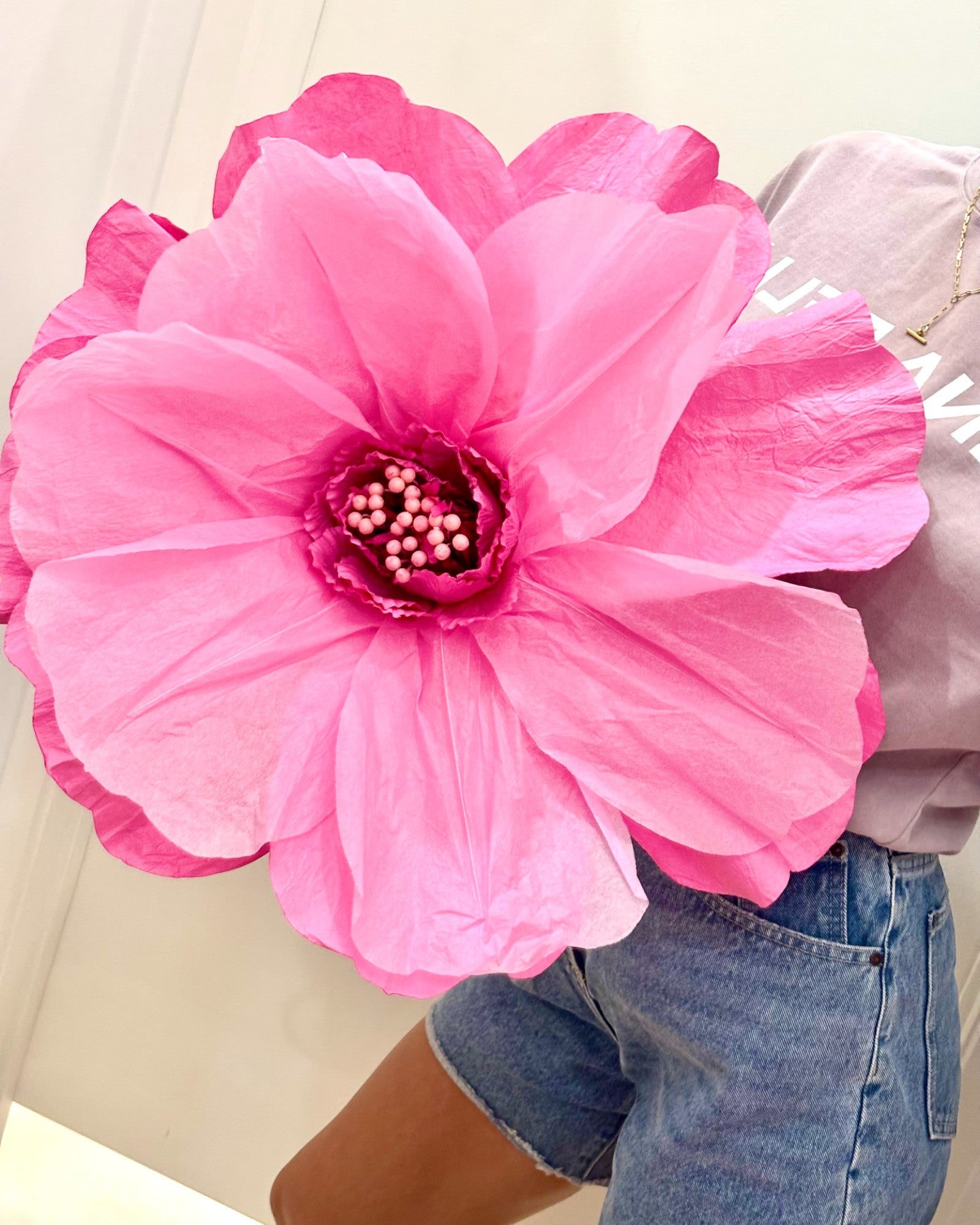 MOONLIGHT Paper Flower SOFT PINK