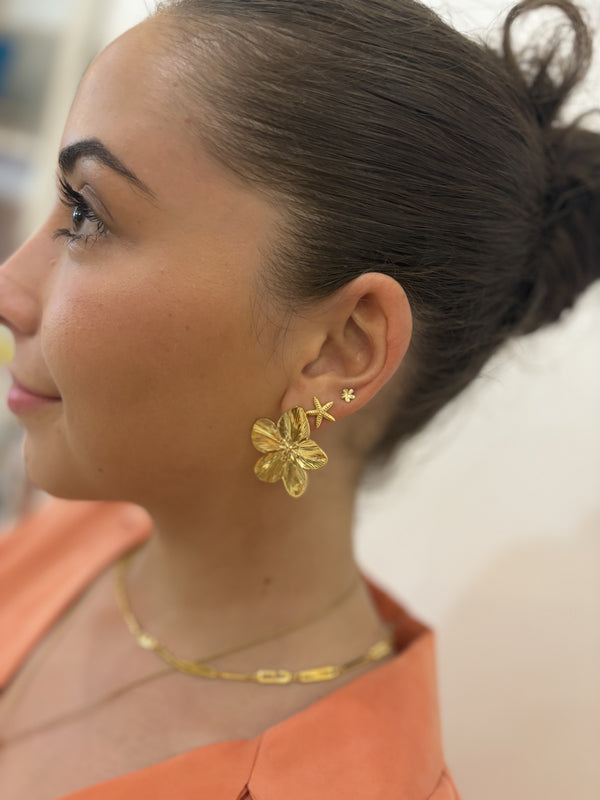 Bloom Stud Earrings GOLD