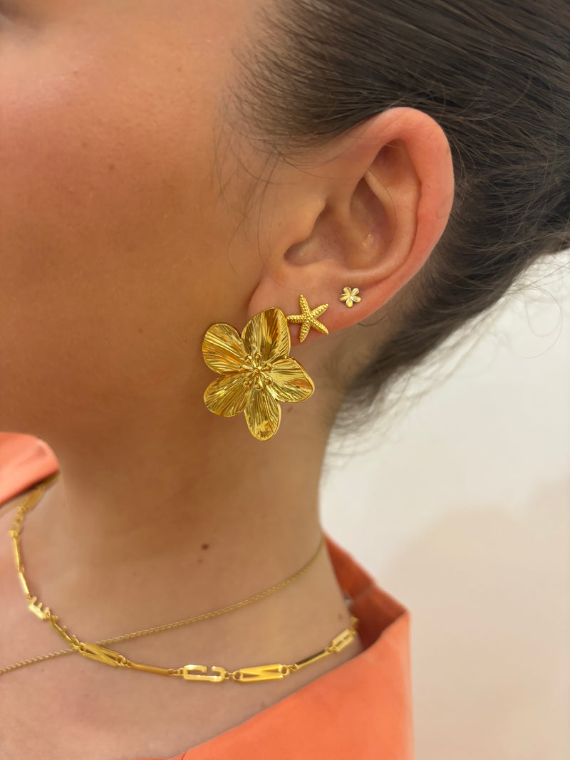 Bloom Stud Earrings GOLD