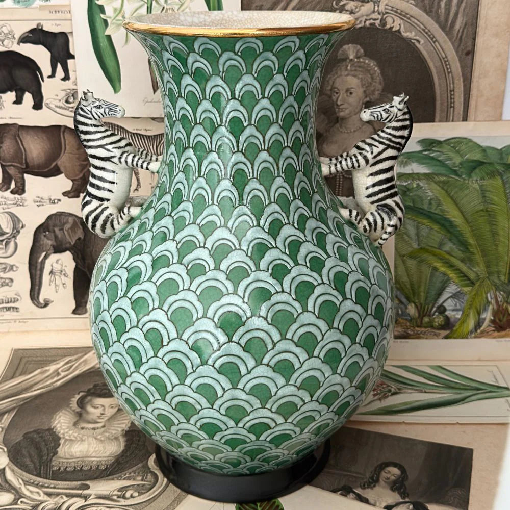 CAM Isla Vase ZEBRE ANTIQUE