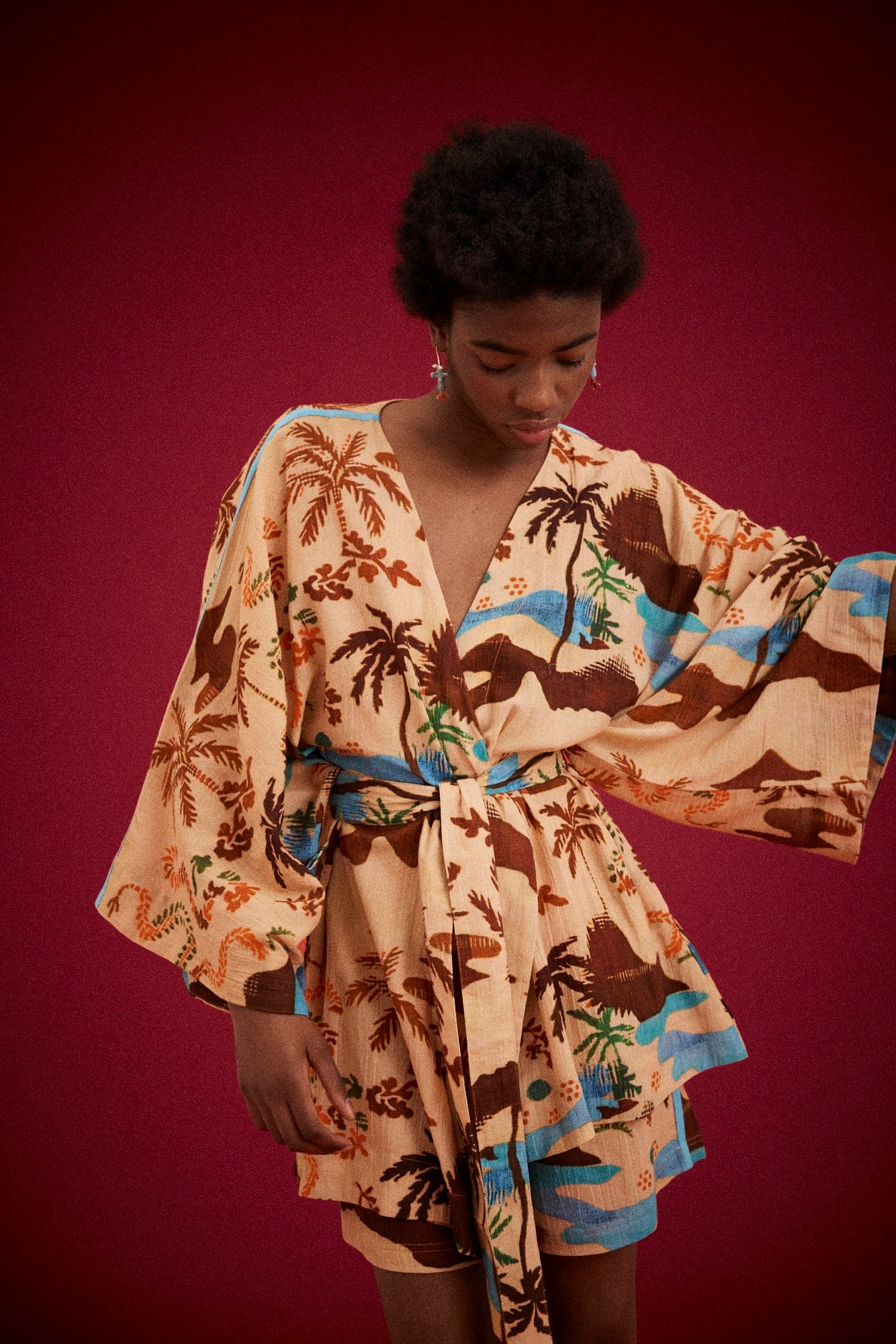KINGA CSILLA Island Souvenir Kimono