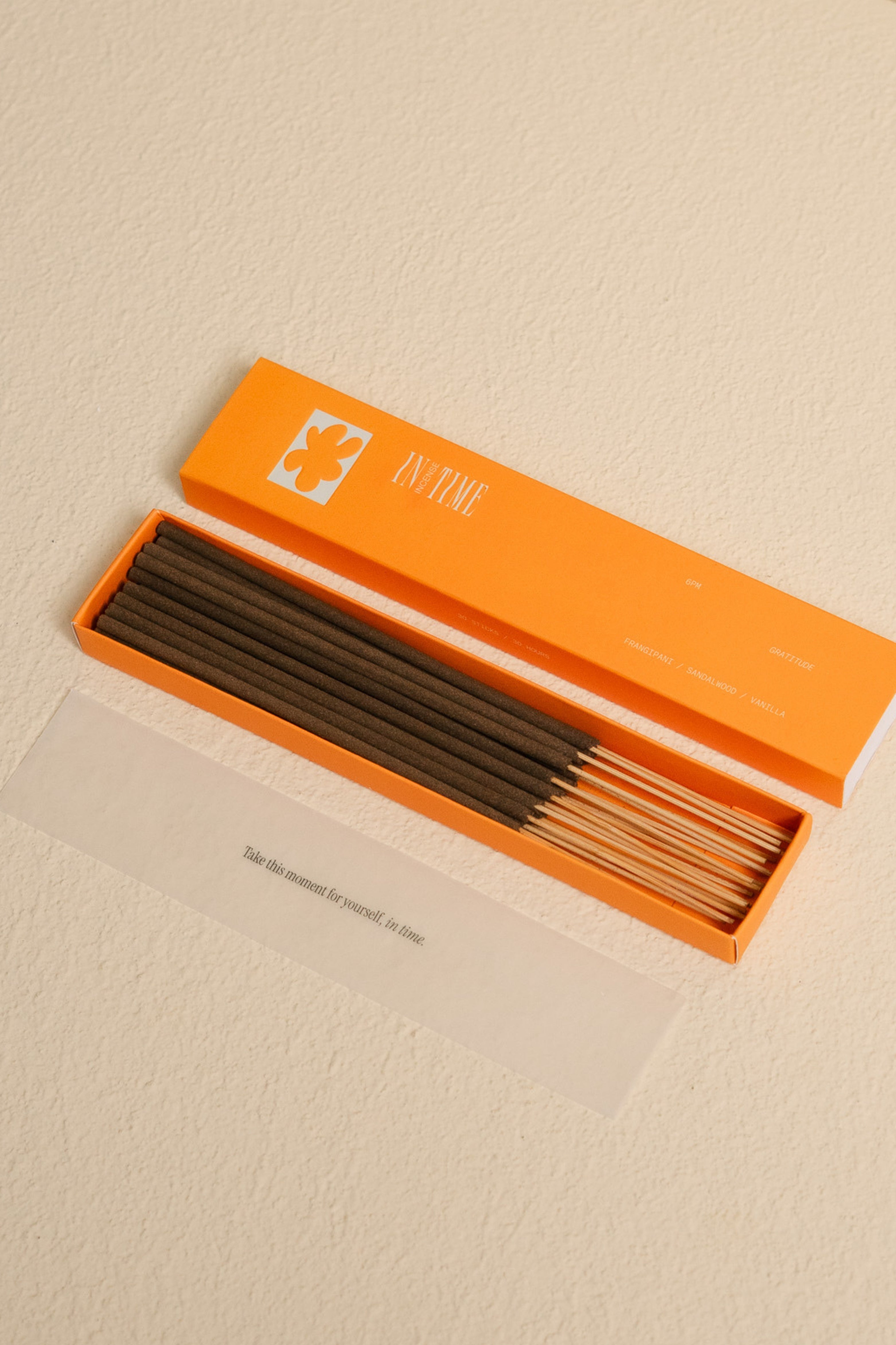 IN TIME 6pm Gratitude Incense