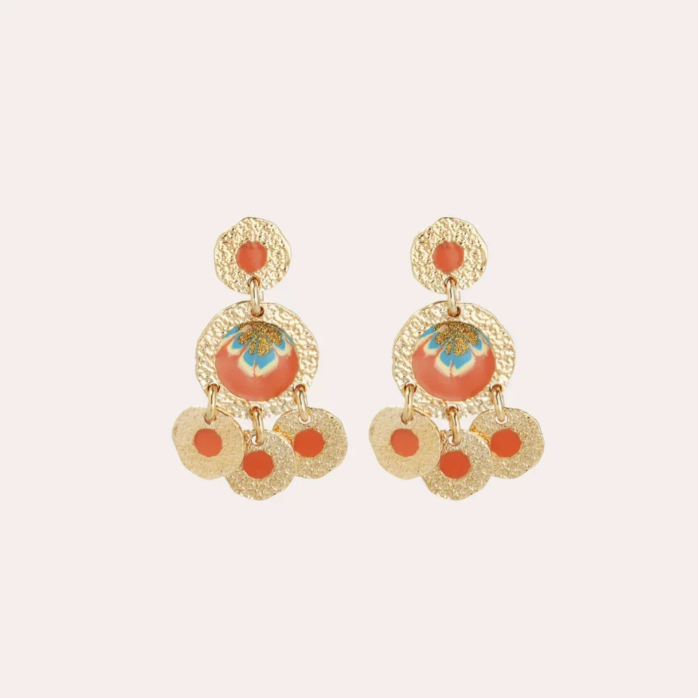 GAS BIJOUX Illusion Earrings CORAL