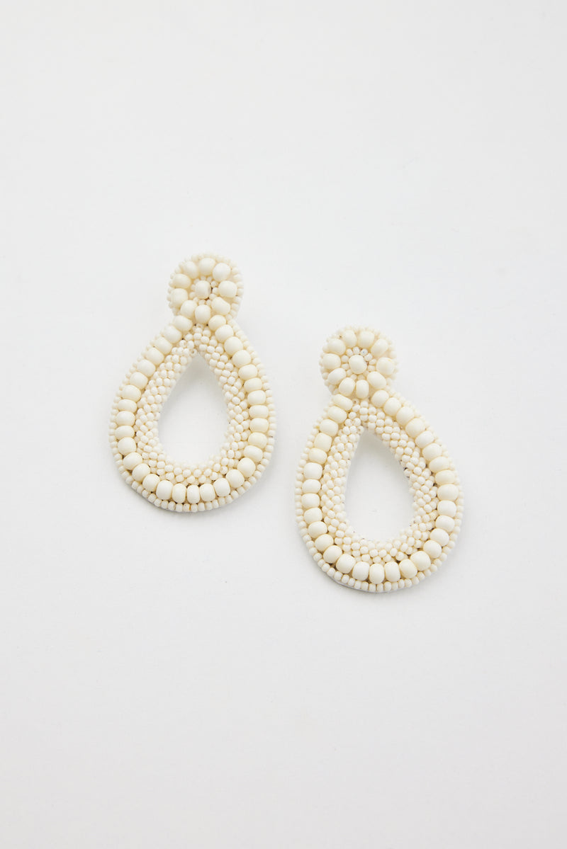 HOLIDAY23 Odessa Earrings WHITE