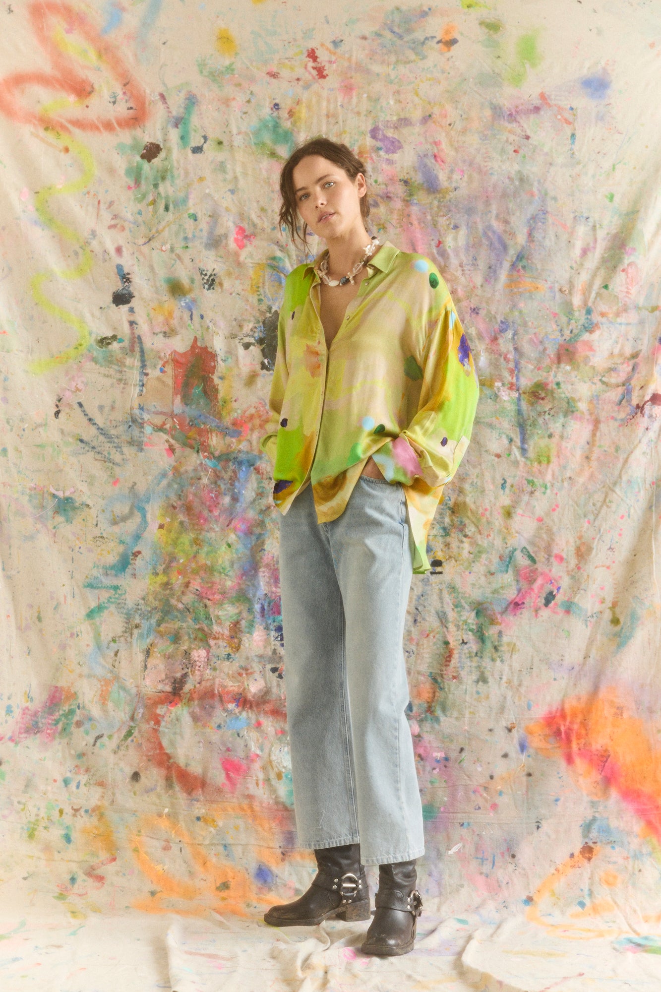 KINGA CSILLA Kate Eliza Echo Dorato Shirt