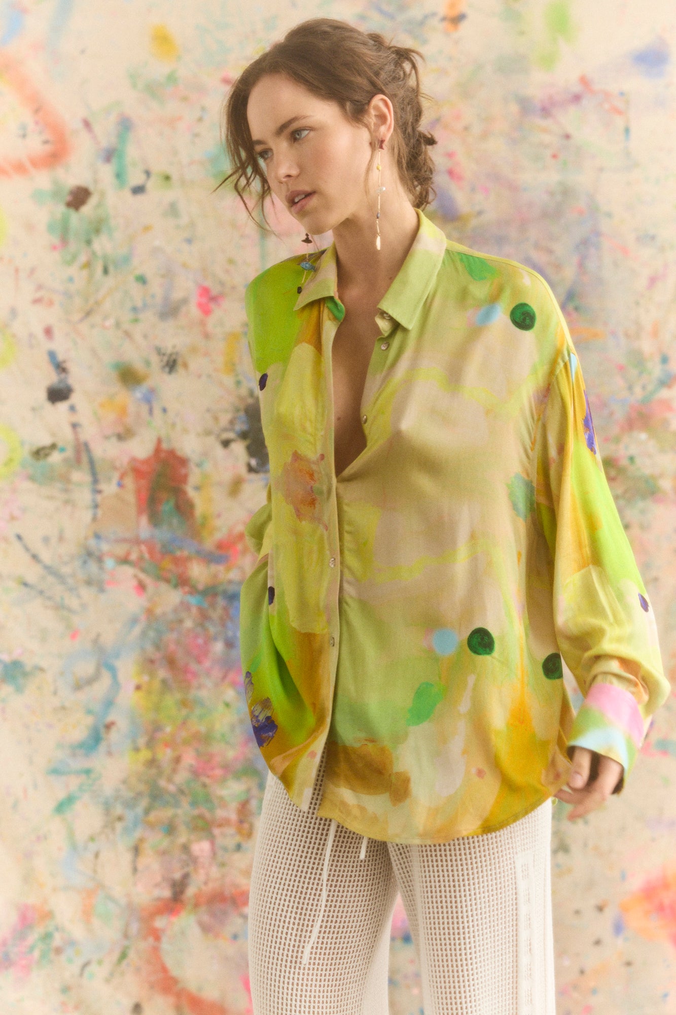 KINGA CSILLA Kate Eliza Echo Dorato Shirt