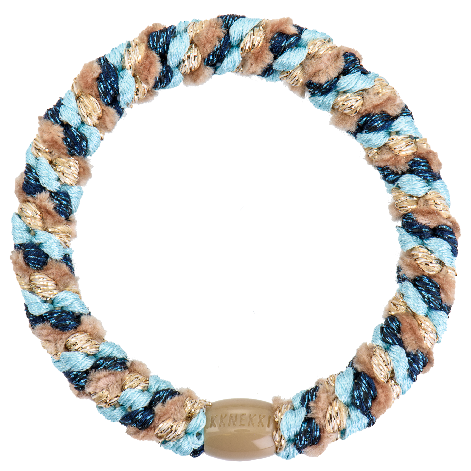 KKNEKKI Original Hair Tie LIGHT BLUE BEIGE