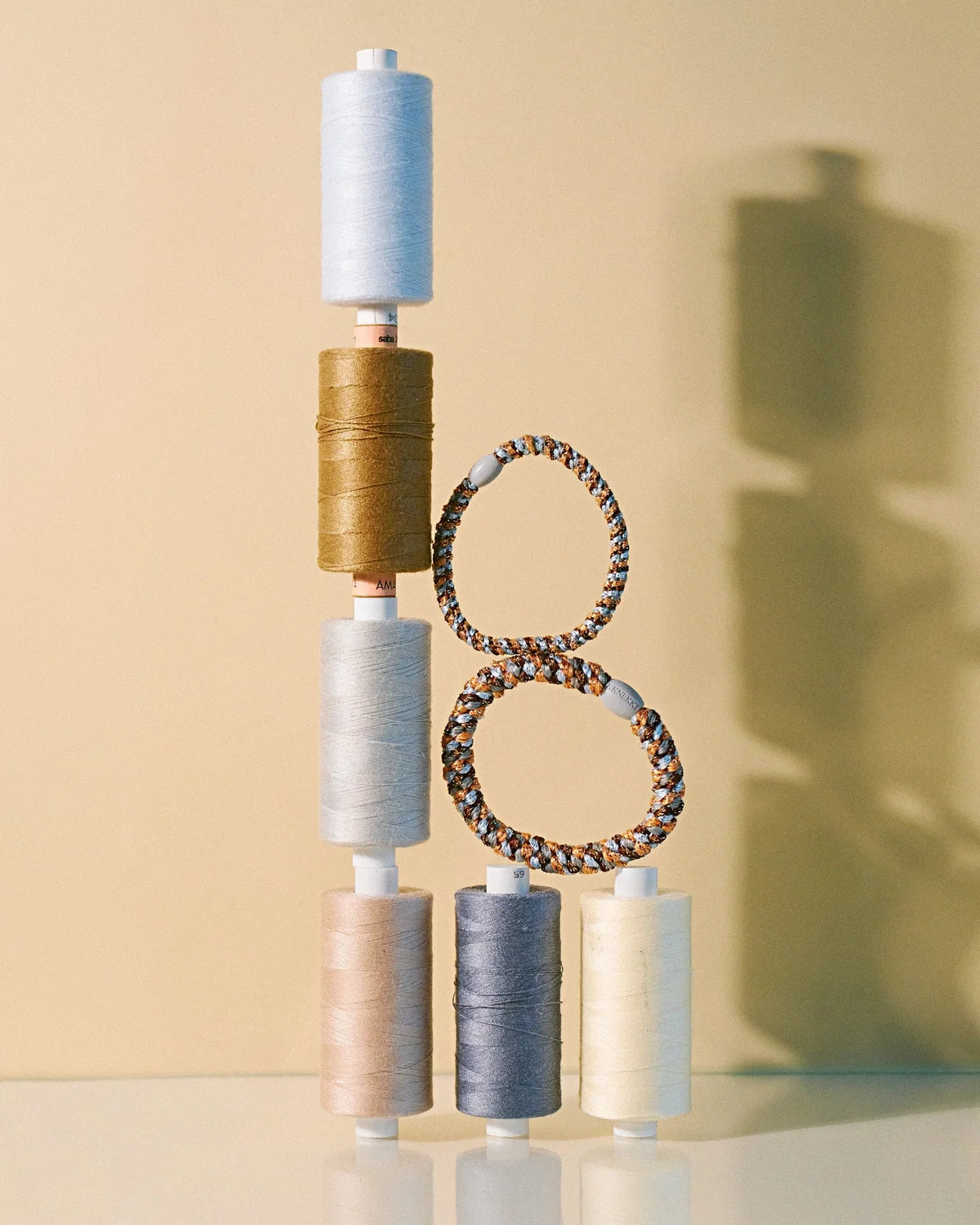 KKNEKKI Original Hair Tie MIX ROSE GOLD SEA BLUE