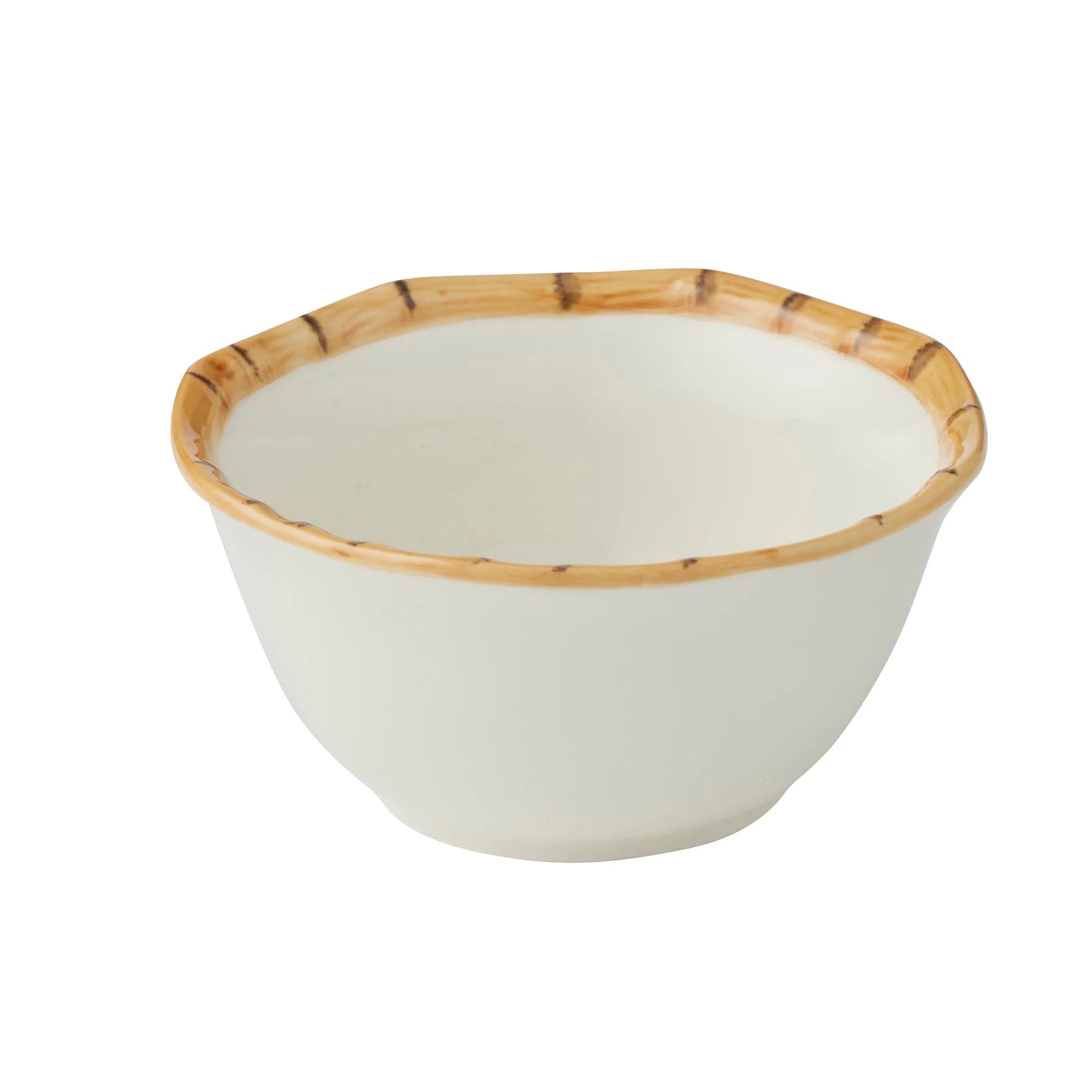 Bamboo Ceramic Bowl WHITE