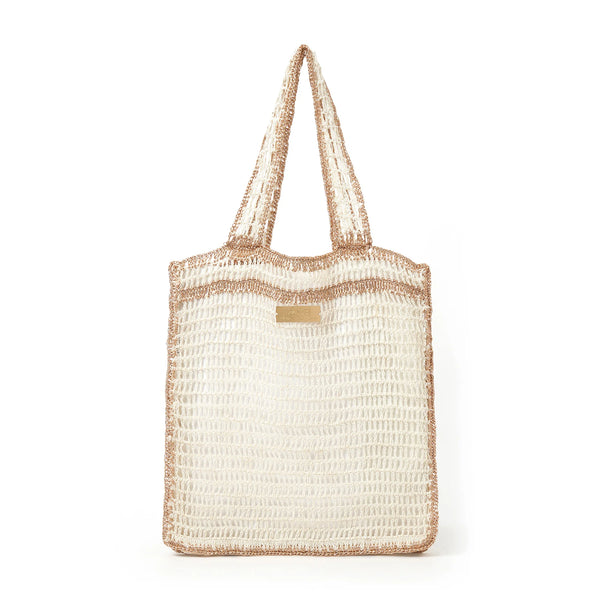 ARMS OF EVE  Lani Beach Bag PEARL