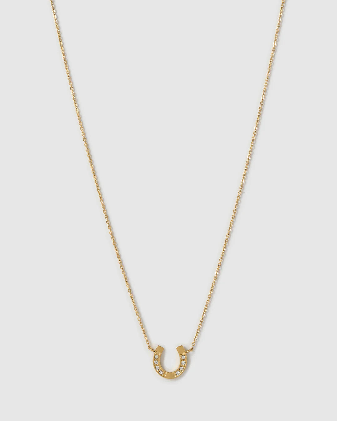 Arms of Eve Lucky Horseshoe Necklace GOLD