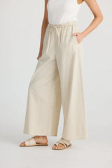 BRAVE & TRUE Lana Linen Pant NATURAL