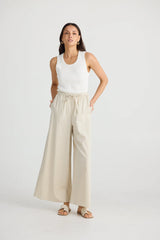 BRAVE & TRUE Lana Linen Pant NATURAL