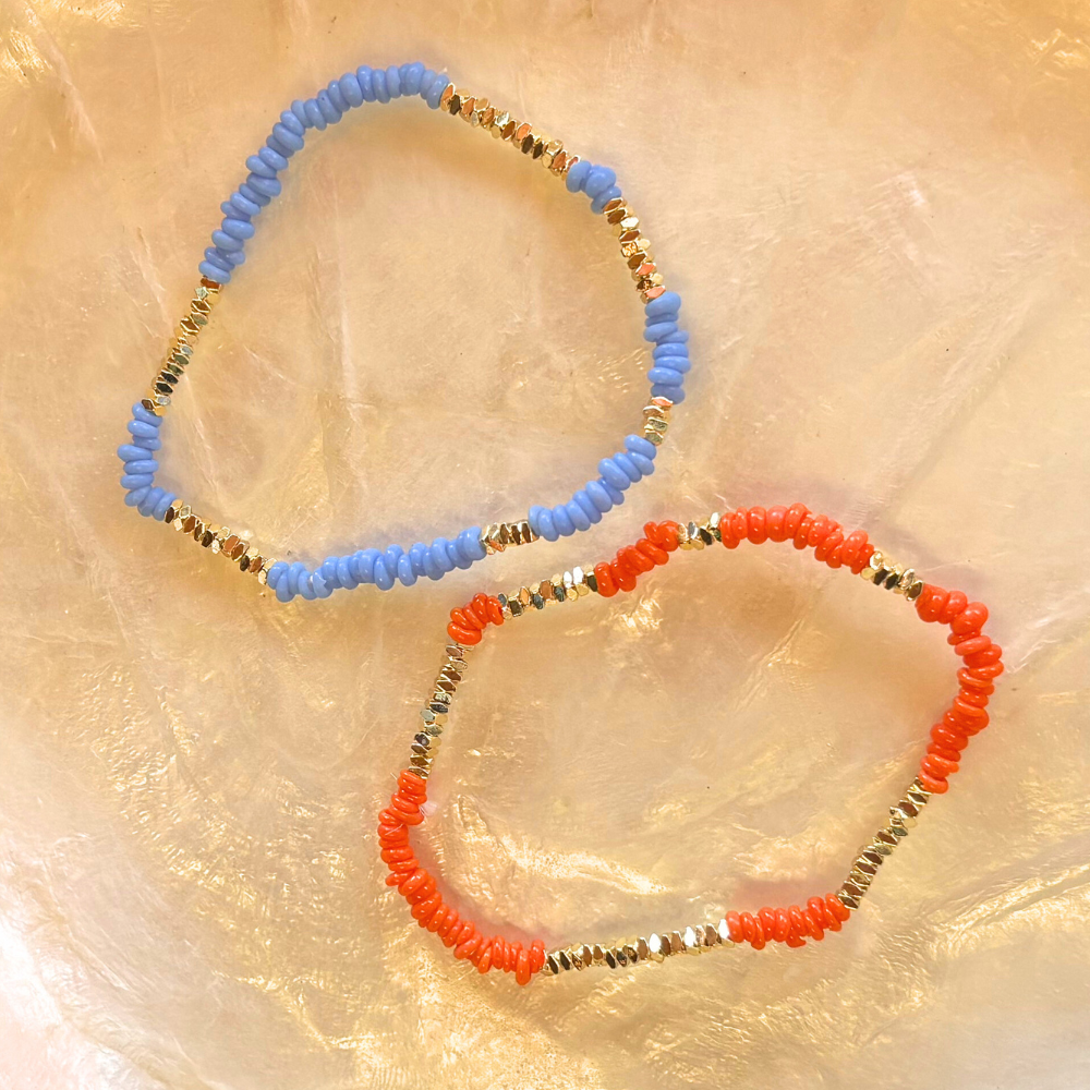 HEI TAI Milos Layer Bracelet CORNFLOWER BLUE