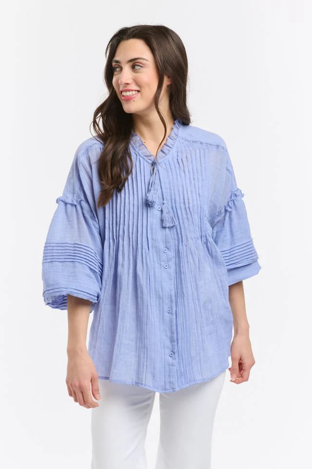 ITALIAN STAR Angelica Shirt AZURE