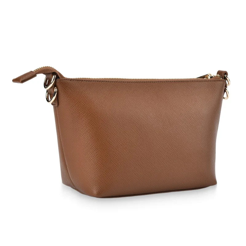 ELMS + KING Leyton Crossbody TAN SAFFIANO
