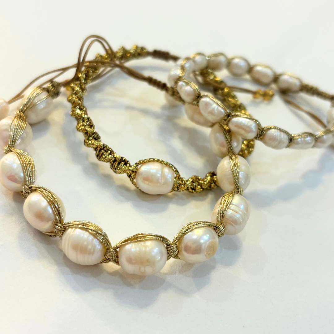 TOURISTE Sophie Pearl Bracelet Large Pearls