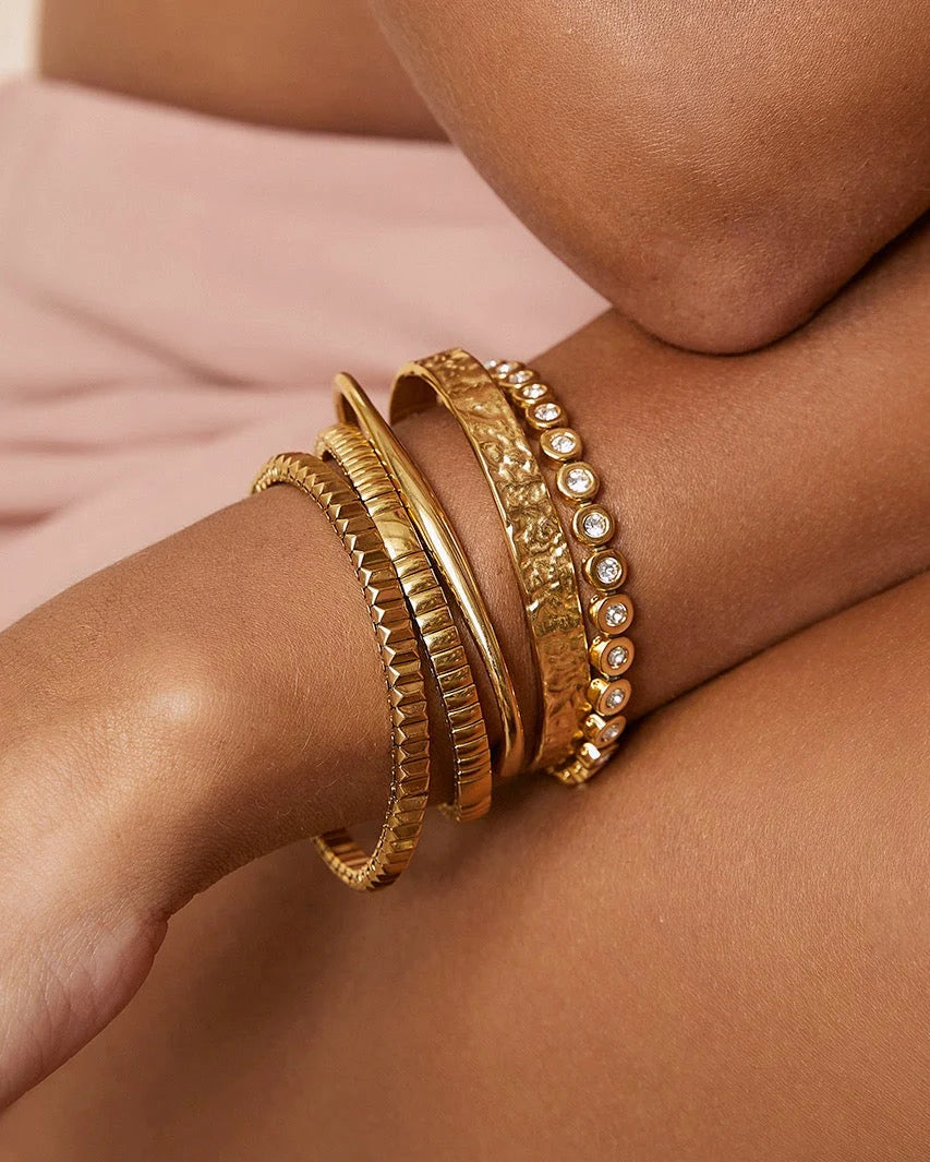 Arms of Eve Maeve Bracelet GOLD STONE