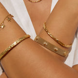 ARMS OF EVE  Seashell Bracelet GOLD