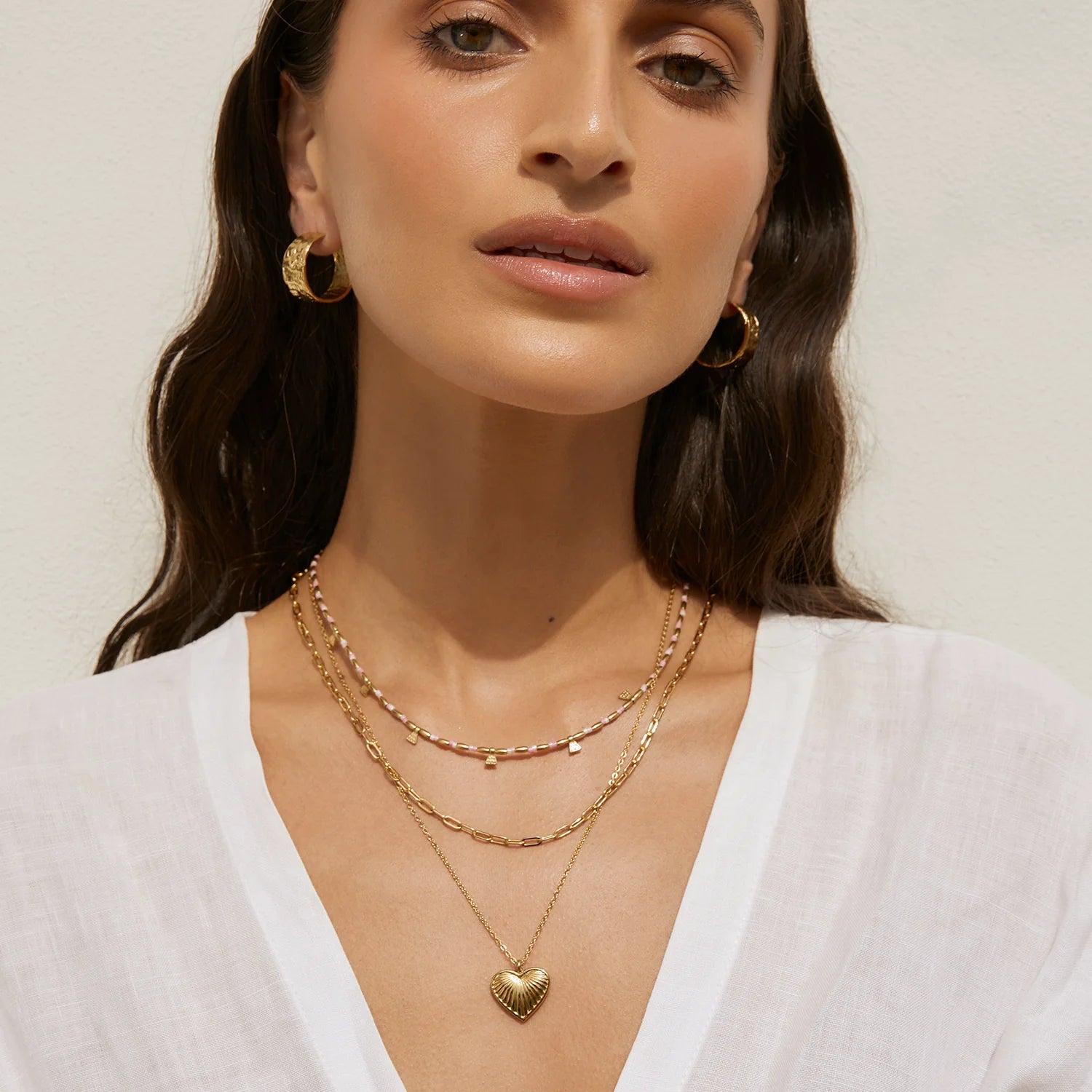AOE Natalia Necklace PEONY