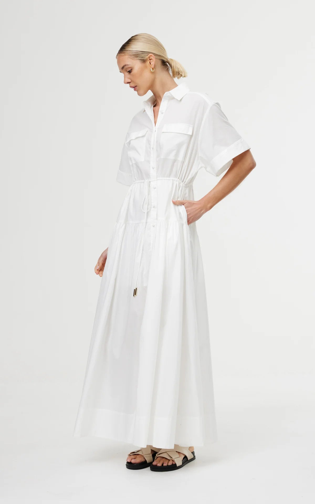 KINNEY Maeve Maxi Dress IVORY