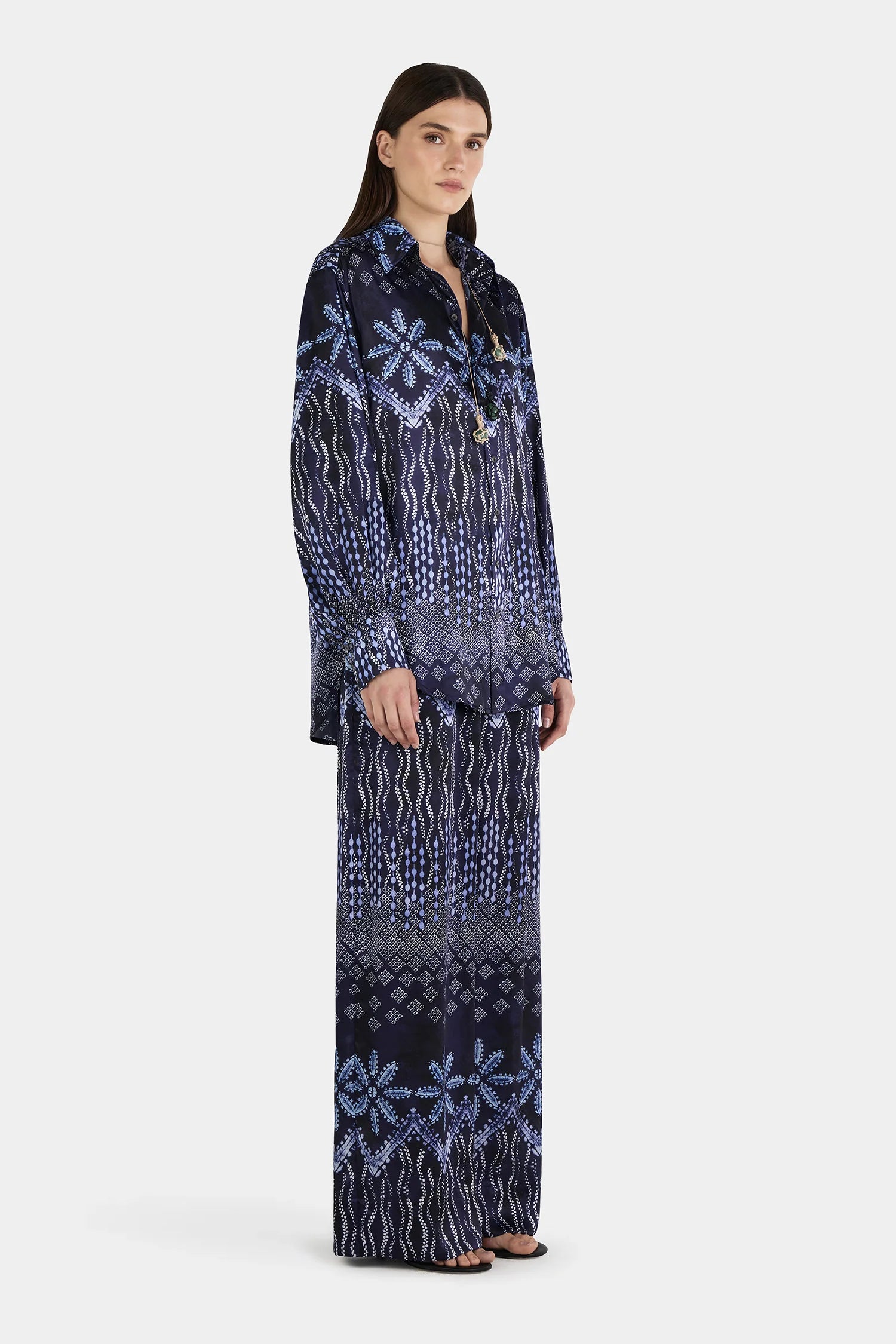 HANSEN & GRETAL Malene Shirt Indigo Drift